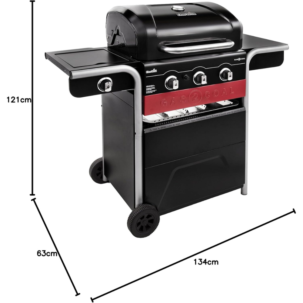 Barbacoa Híbrida Gas & Carbón Char-Broil Gas2Coal 330